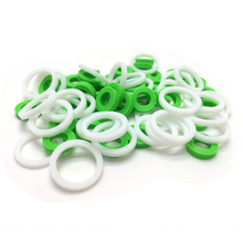 Custom Size Milky White 100%Virgin Food Grade Silicone Heat Resistant Rubber Flat O Ring Gasket